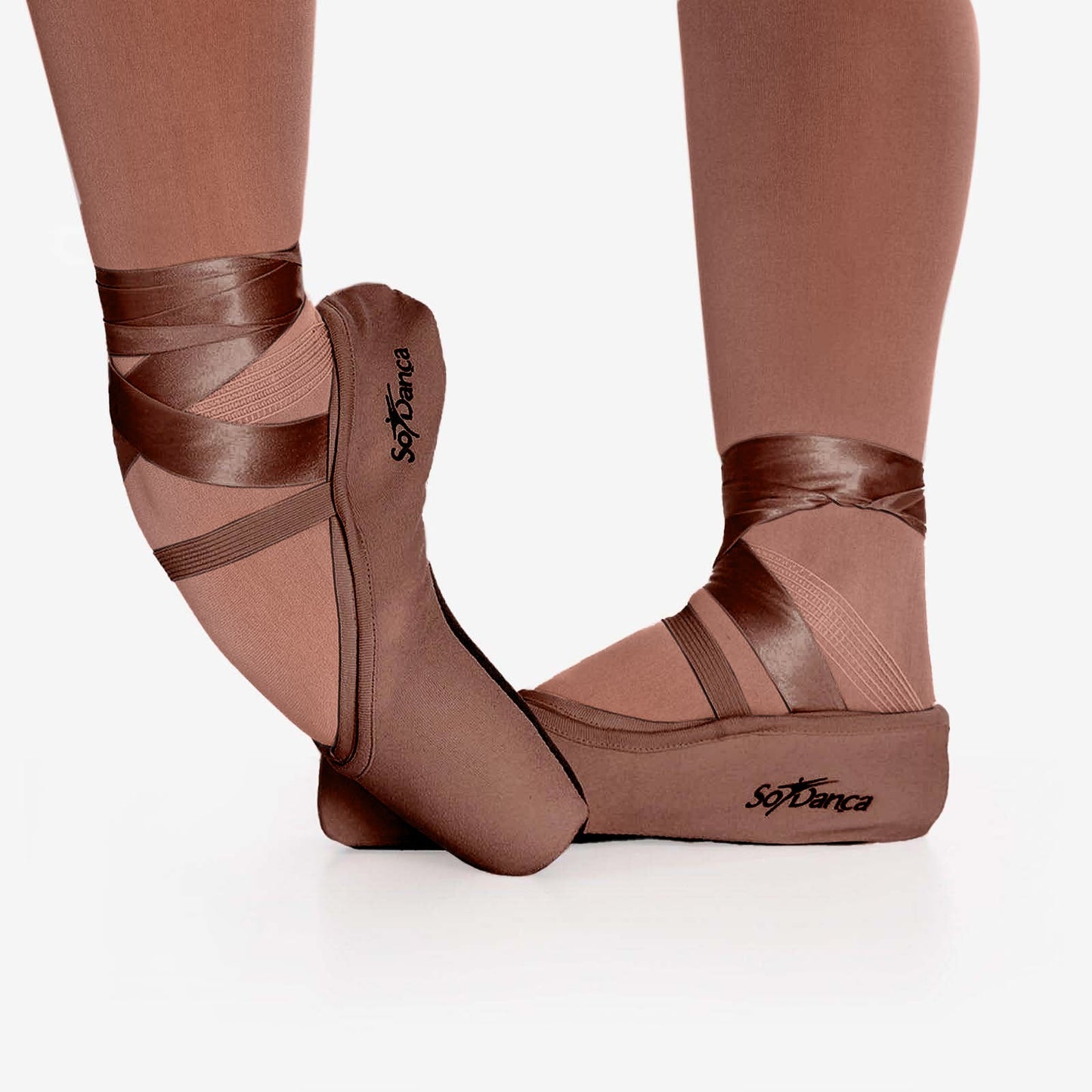 The Pointe Shoe Cover - AC12, Pointe Shoe Cover with Attached Pre-Sewn Elastics is part of the Só Dança range of Apparel & Accessories. See more details and sizing information