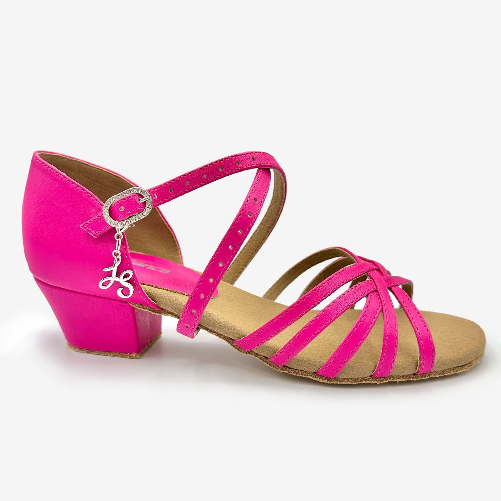 The Mambo - BL300, 1 1/4" Heel Open Toe Latin/Ballroom Shoe - Lacey Schwimmer is part of the Só Dança range of Shoes. See more details and sizing information here.