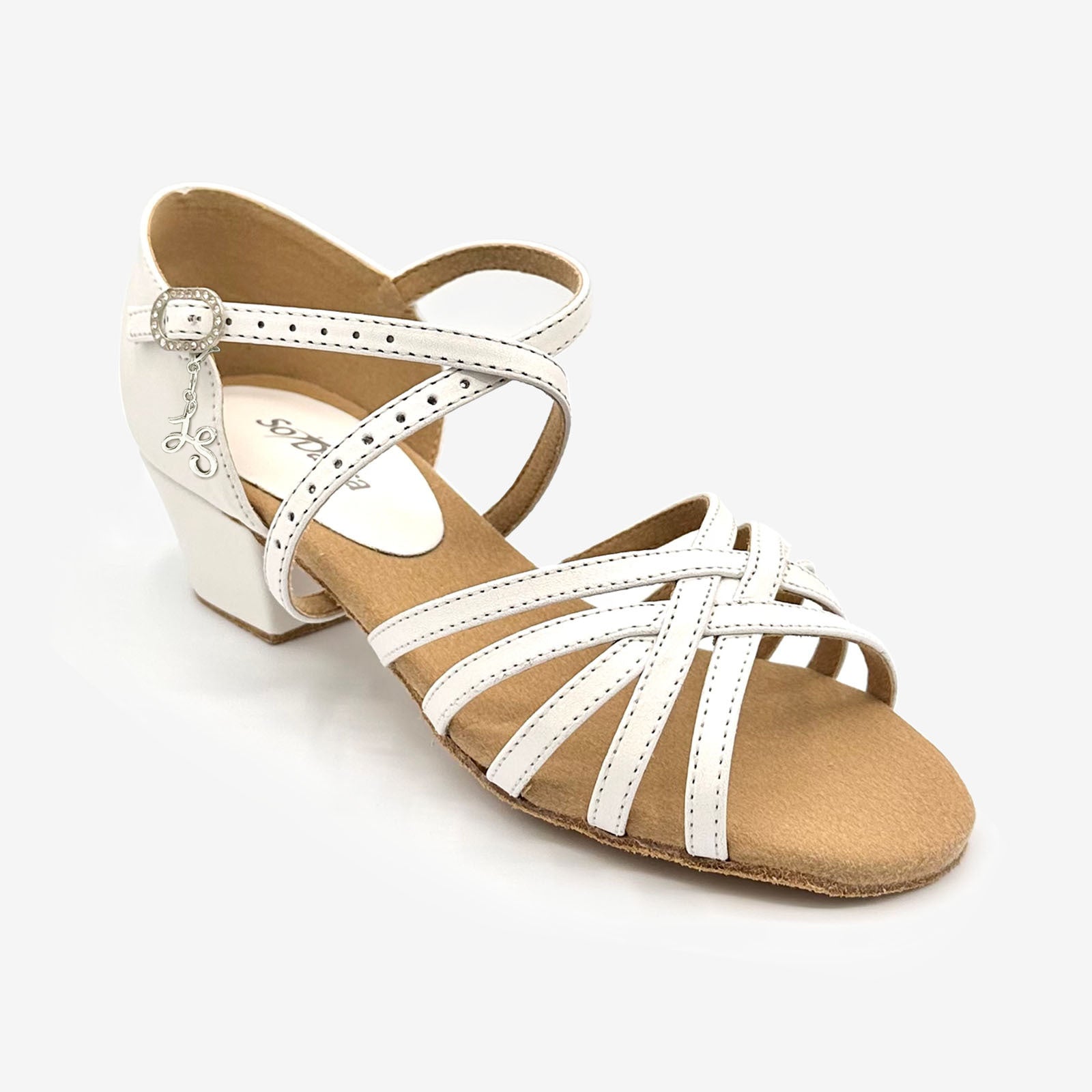 The Mambo - BL300, 1 1/4" Heel Open Toe Latin/Ballroom Shoe - Lacey Schwimmer is part of the Só Dança range of Shoes. See more details and sizing information here.