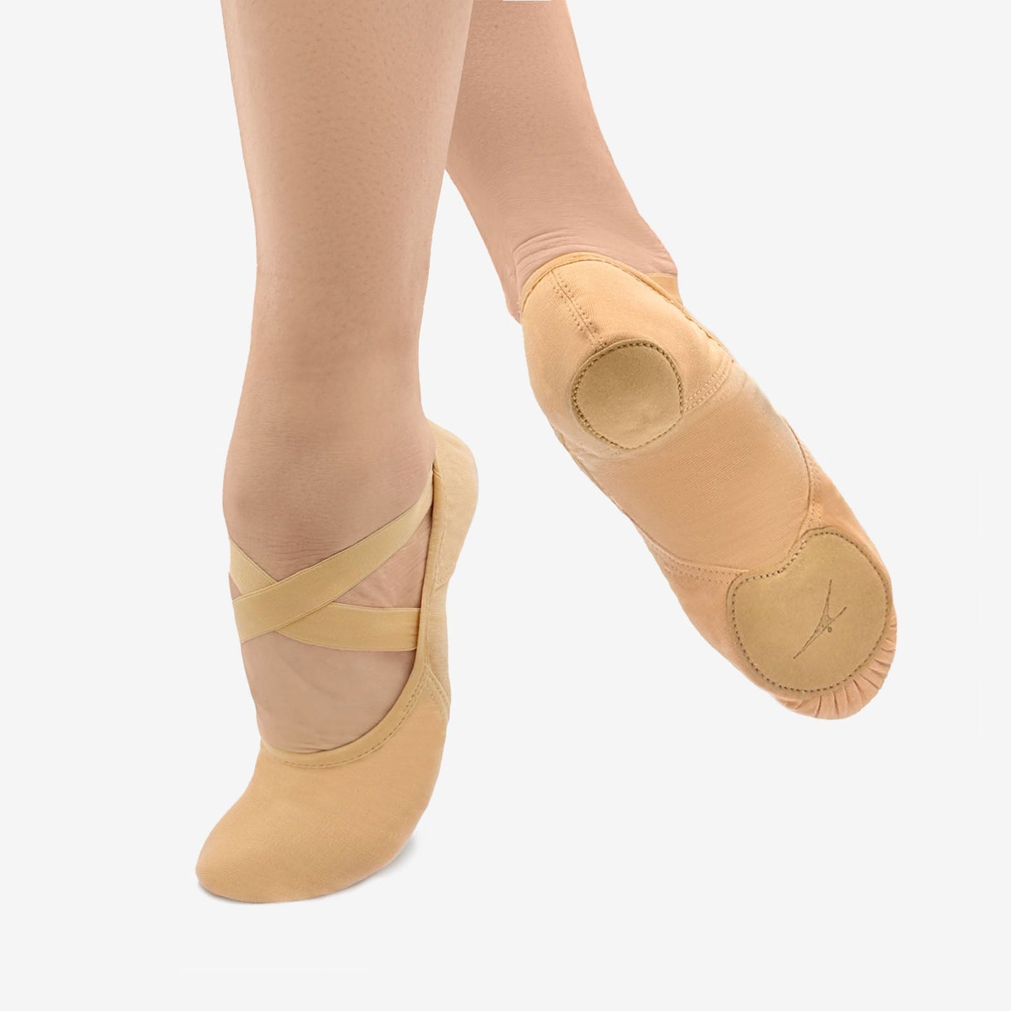 Vegan Stretch Canvas Split Sole Ballet Shoe