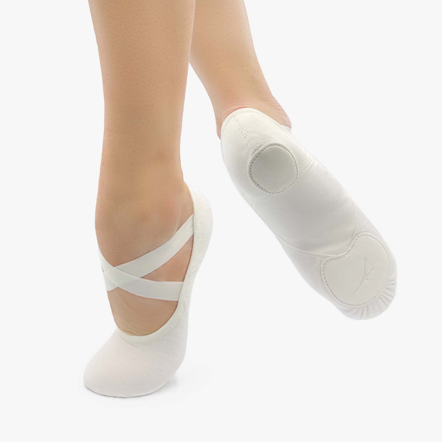 Vegan Stretch Canvas Split Sole Ballet Shoe