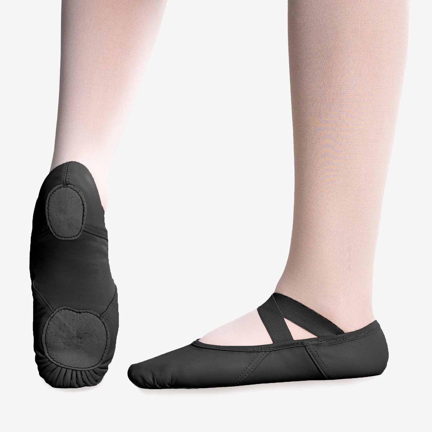 Vegan Stretch Canvas Split Sole Ballet Shoe