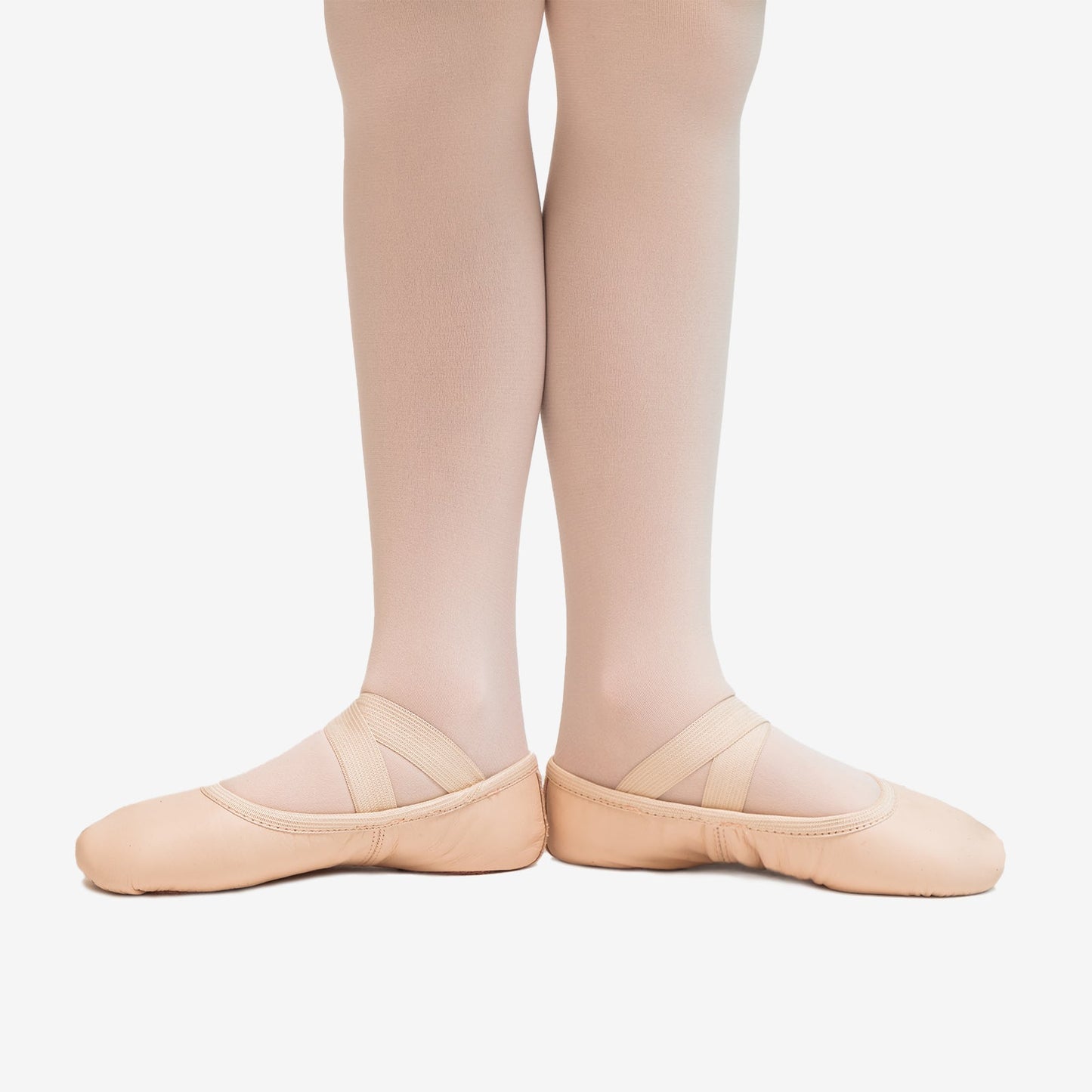 Child Leather Split Sole Ballet Shoe
