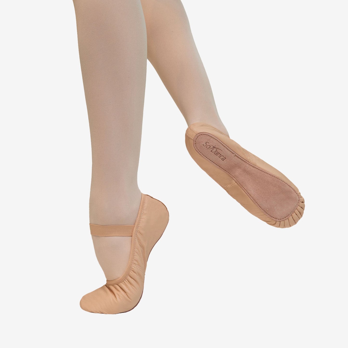 Adult Premium Leather Full Sole Ballet Slipper
