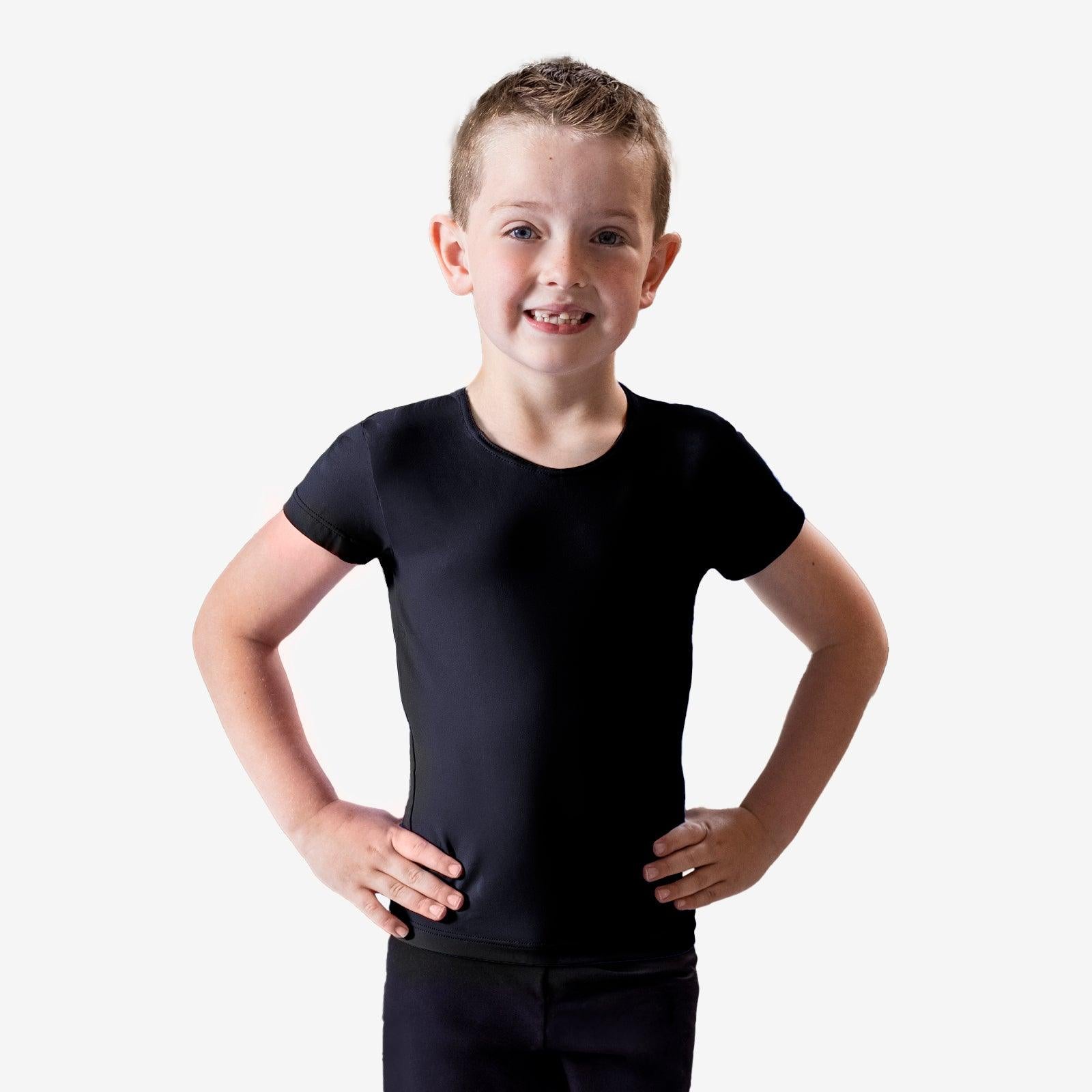 The Franco Kid's Top - SL112 (Men), Boy's Crew Neck Ballet Top is part of the Só Dança range of Shirts & Tops. See more details and sizing information here.
