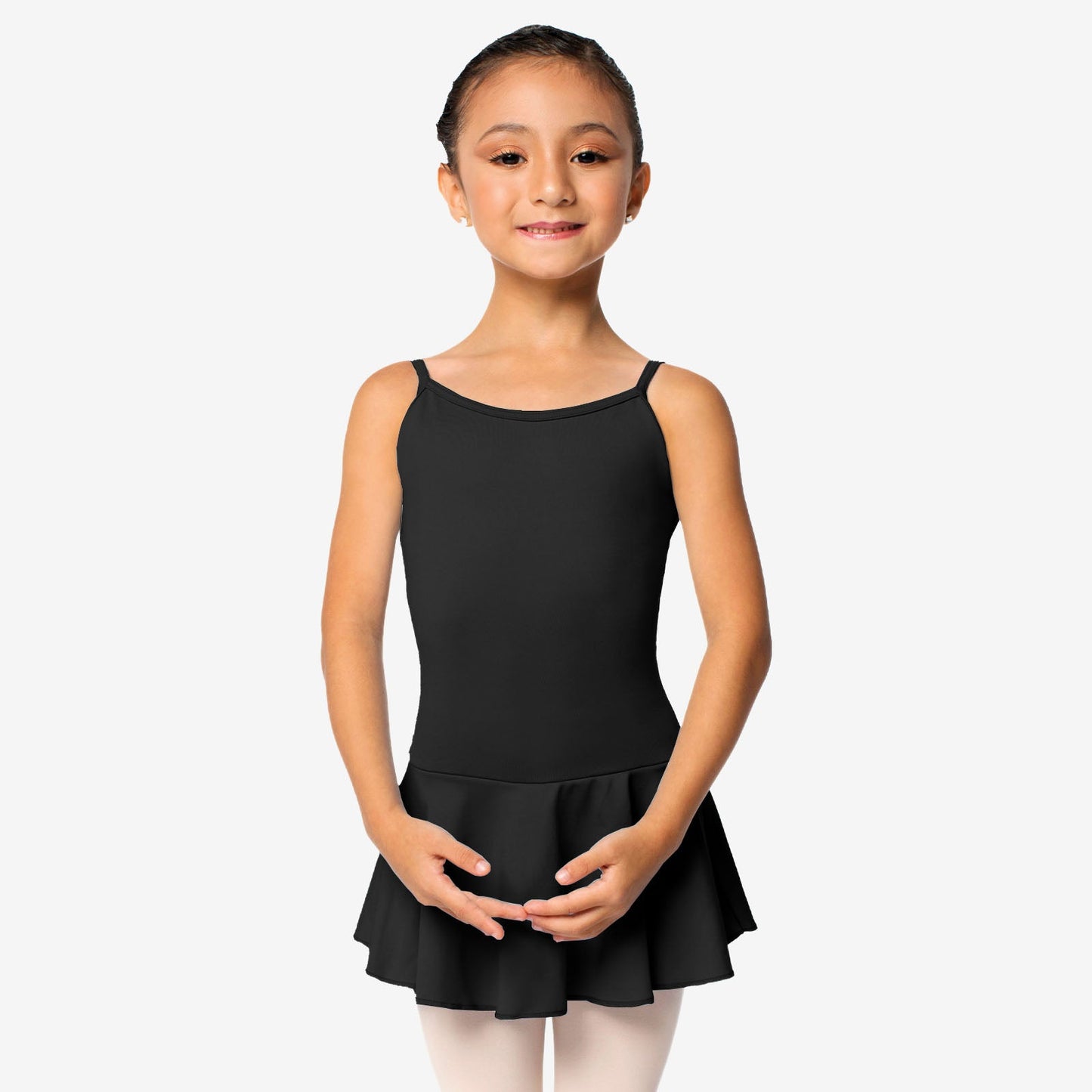 The Lucinda - SL120, Child Camisole Dress Leotard with Bow on Back  is part of the Só Dança range of Leotards & Unitards. See more details and sizing information here.