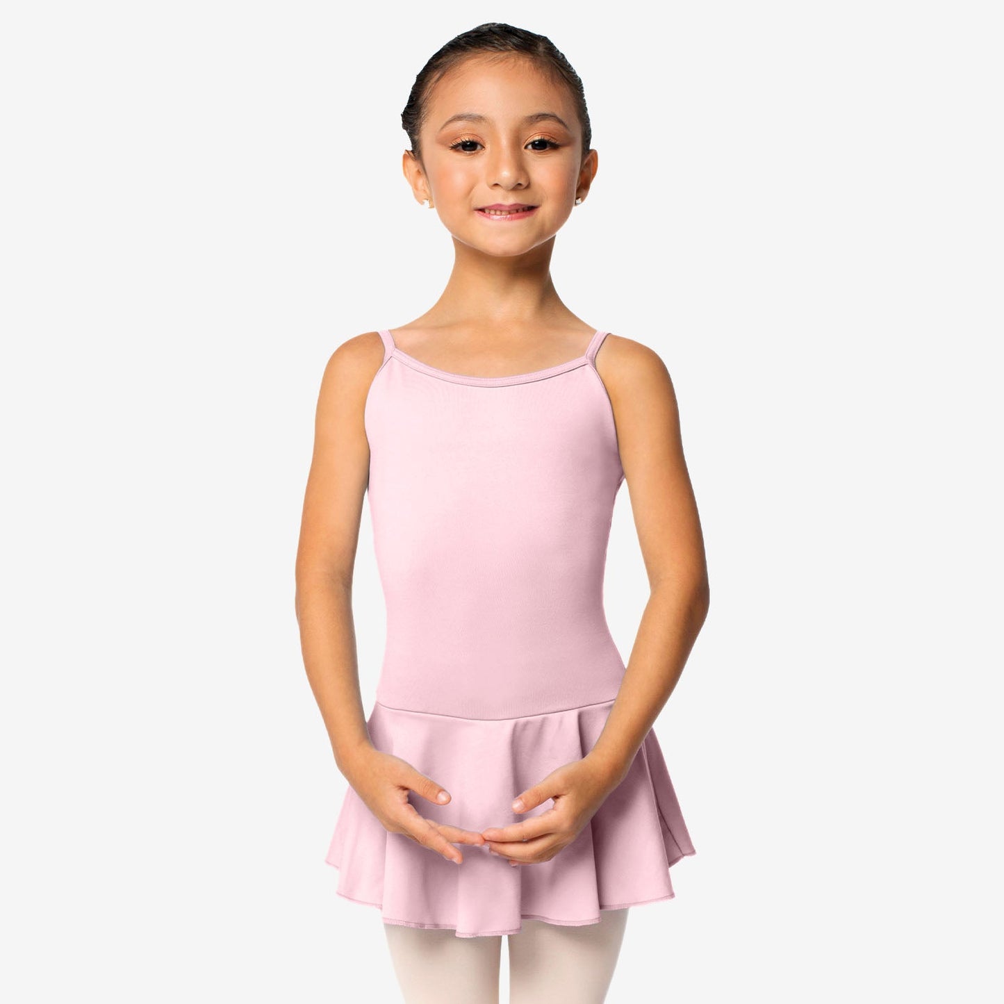 The Lucinda - SL120, Child Camisole Dress Leotard with Bow on Back  is part of the Só Dança range of Leotards & Unitards. See more details and sizing information here.