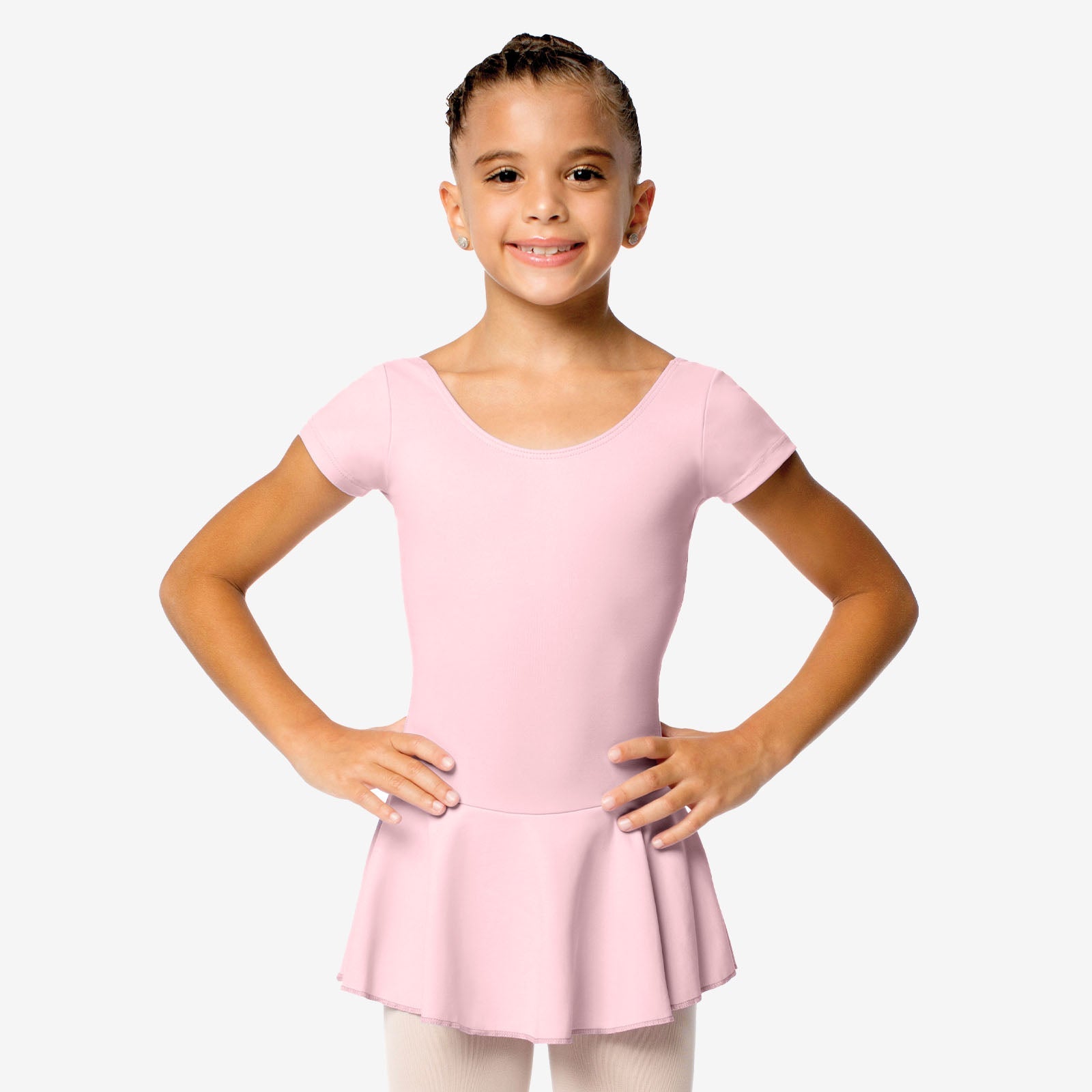 The Christabel - SL122, Child Cap Sleeve Dress Leotard with Bow on Back is part of the Só Dança range of Leotards & Unitards. See more details and sizing information here.