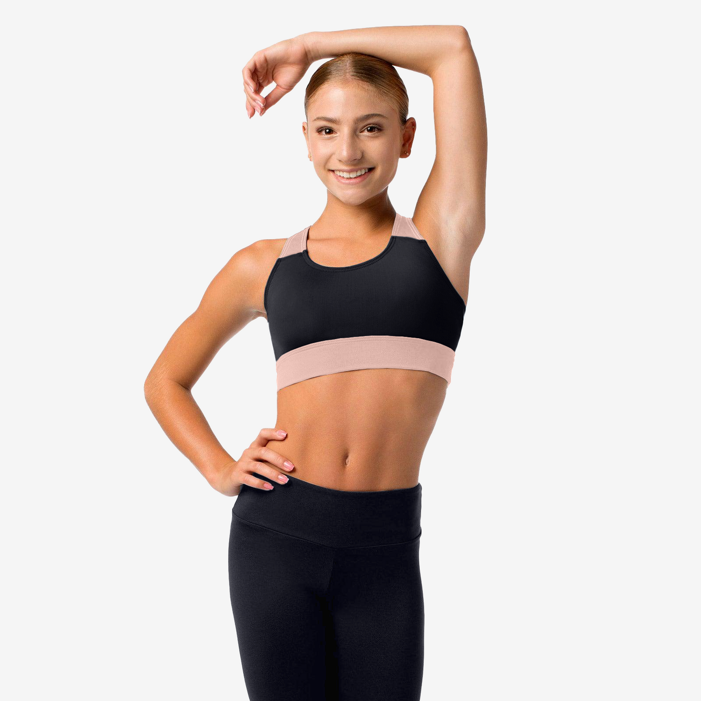 The Layla Top - SL143, Women's Bralette Top with Criss-Cross Straps is part of the Só Dança range of Shirts & Tops. See more details and sizing information here.