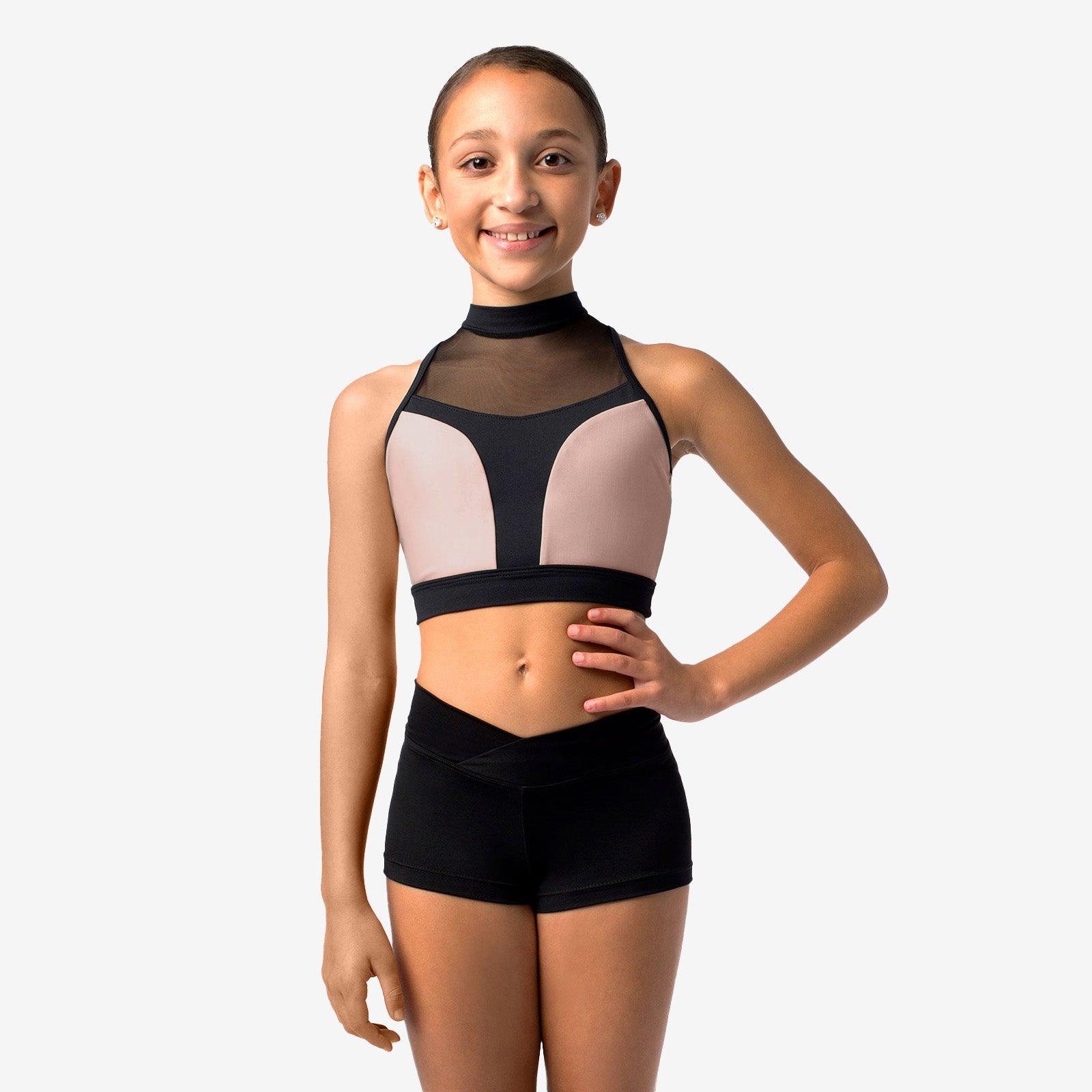 The Kylie Kid's Top - SL146, Child Bralette Halter Top is part of the Só Dança range of Shirts & Tops. See more details and sizing information here.