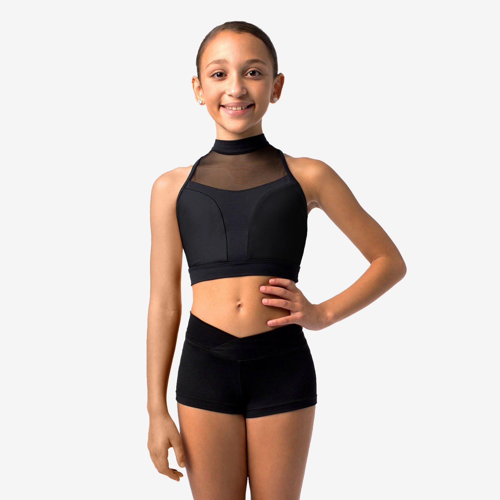 The Kylie Kid's Top - SL146, Child Bralette Halter Top is part of the Só Dança range of Shirts & Tops. See more details and sizing information here.