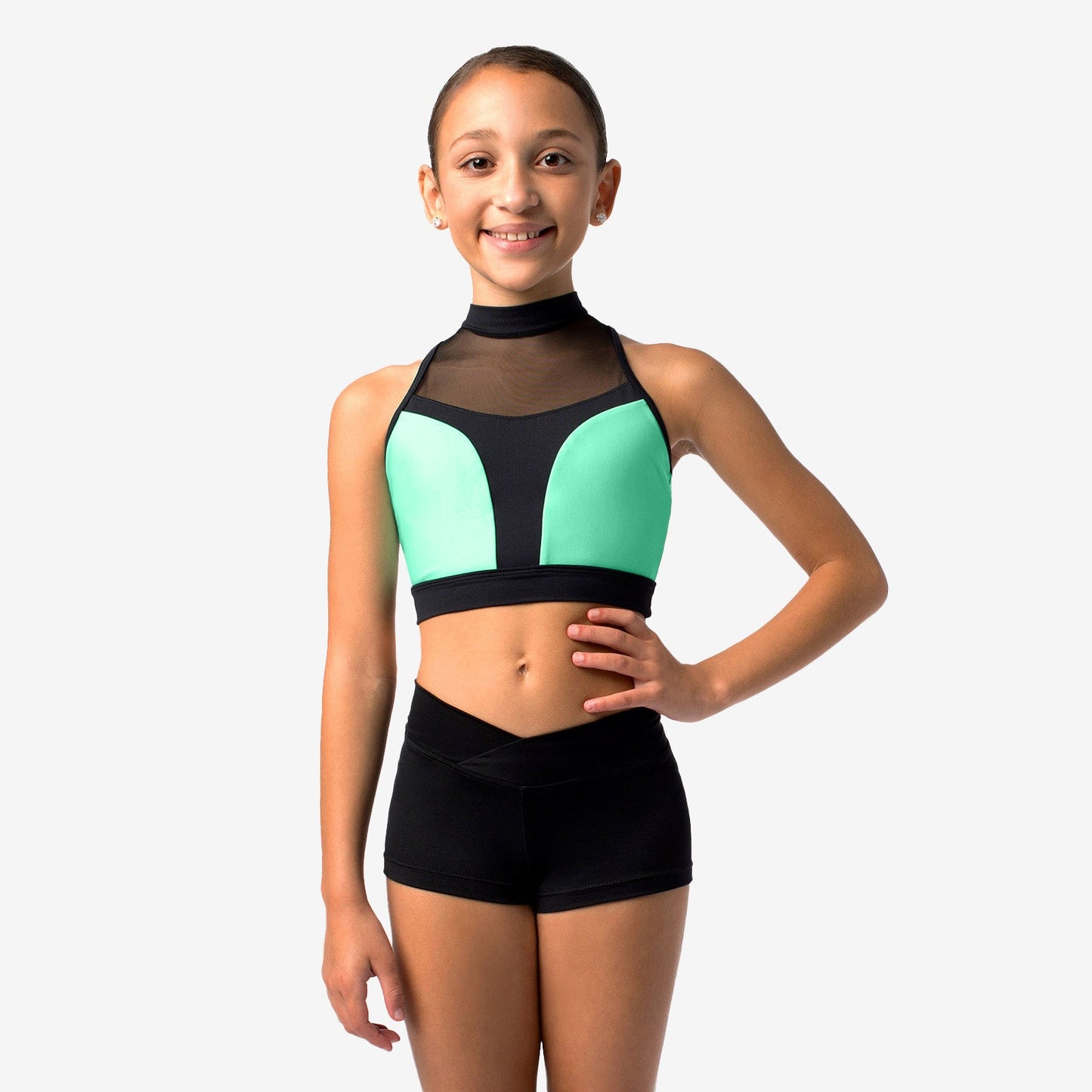 The Kylie Kid's Top - SL146, Child Bralette Halter Top is part of the Só Dança range of Shirts & Tops. See more details and sizing information here.