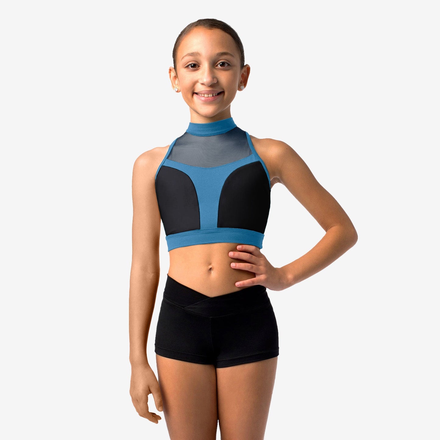 The Kylie Kid's Top - SL146, Child Bralette Halter Top is part of the Só Dança range of Shirts & Tops. See more details and sizing information here.