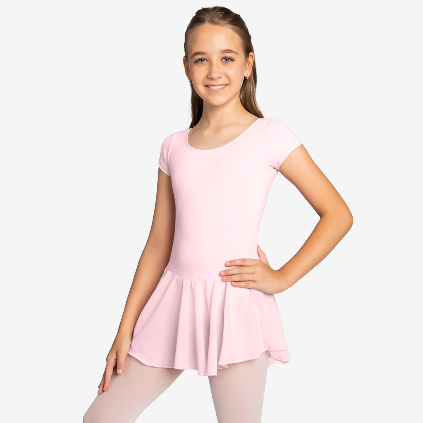 The Keilani - SL173, Child Cap Sleeve Dress Leotard is part of the Só Dança range of Leotards & Unitards. See more details and sizing information here.