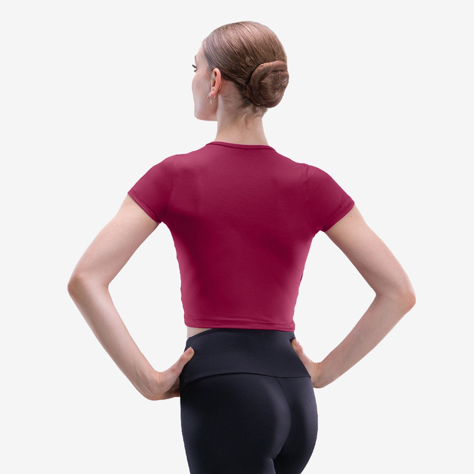 The Ember Top - SL205, Adult Mock Wrap Top with Short Sleeves is part of the Só Dança range of Shirts & Tops. See more details and sizing information here.