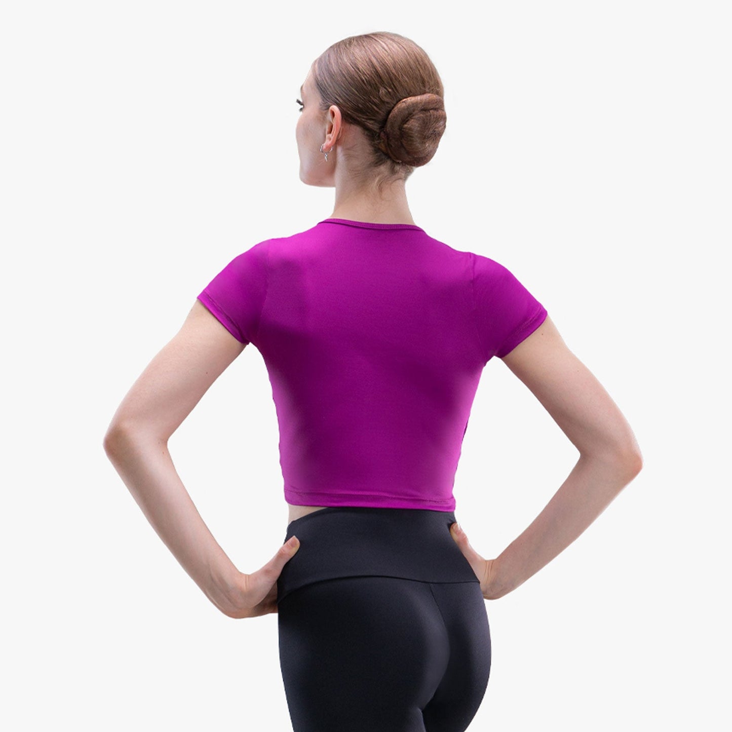 The Ember Top - SL205, Adult Mock Wrap Top with Short Sleeves is part of the Só Dança range of Shirts & Tops. See more details and sizing information here.