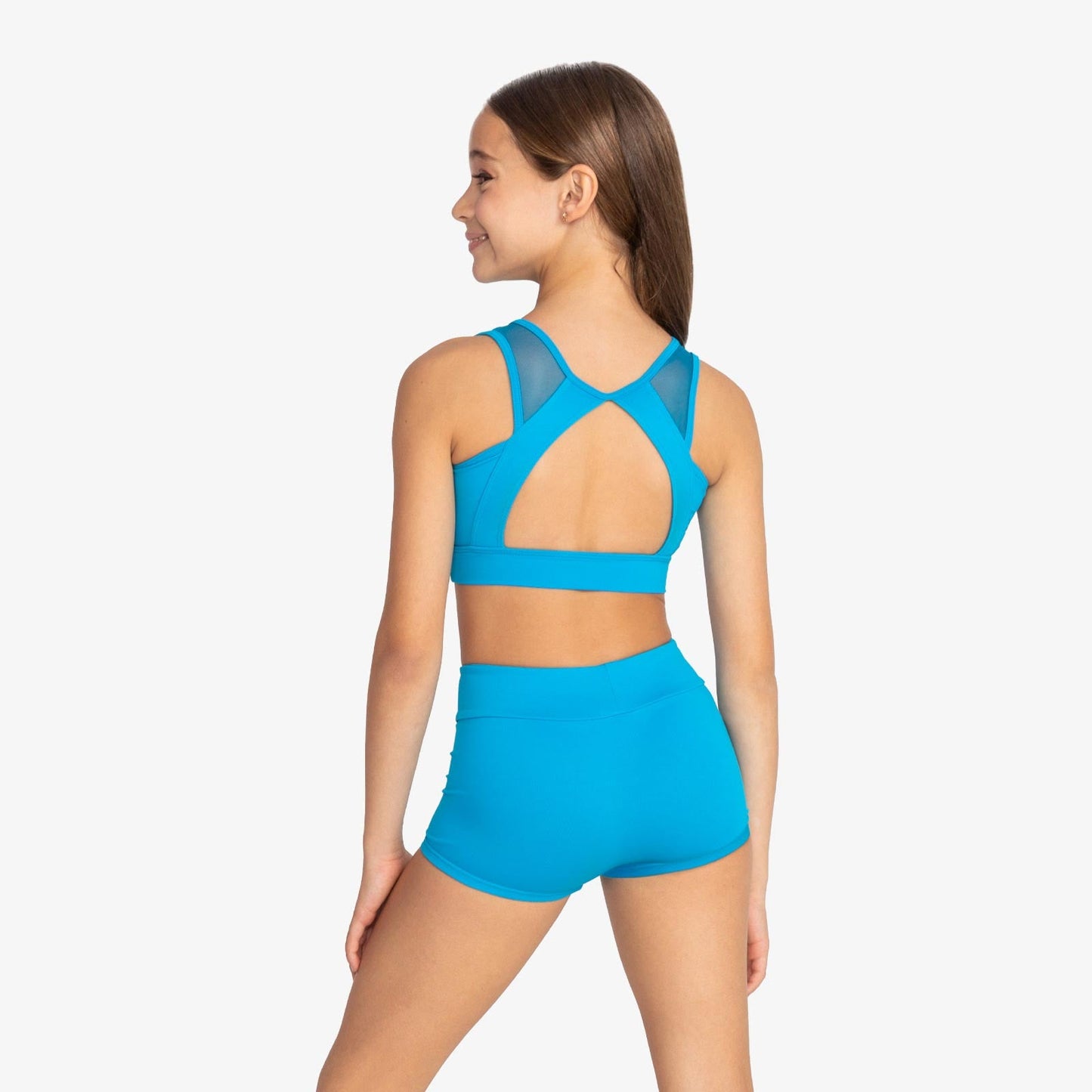 The Sloane Kid's Top - SL220, Child Bralette Top with Mesh Straps is part of the Só Dança range of Shirts & Tops. See more details and sizing information here.