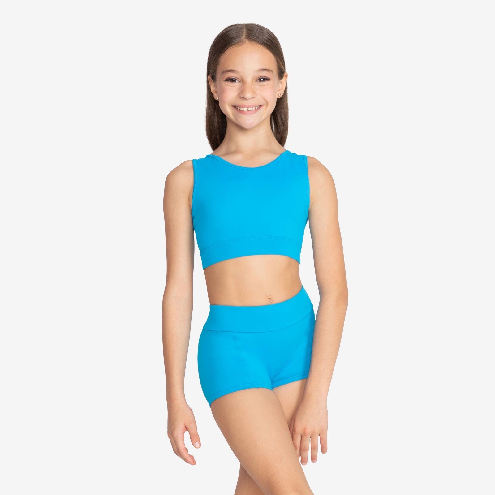 The Sloane Kid's Top - SL220, Child Bralette Top with Mesh Straps is part of the Só Dança range of Shirts & Tops. See more details and sizing information here.