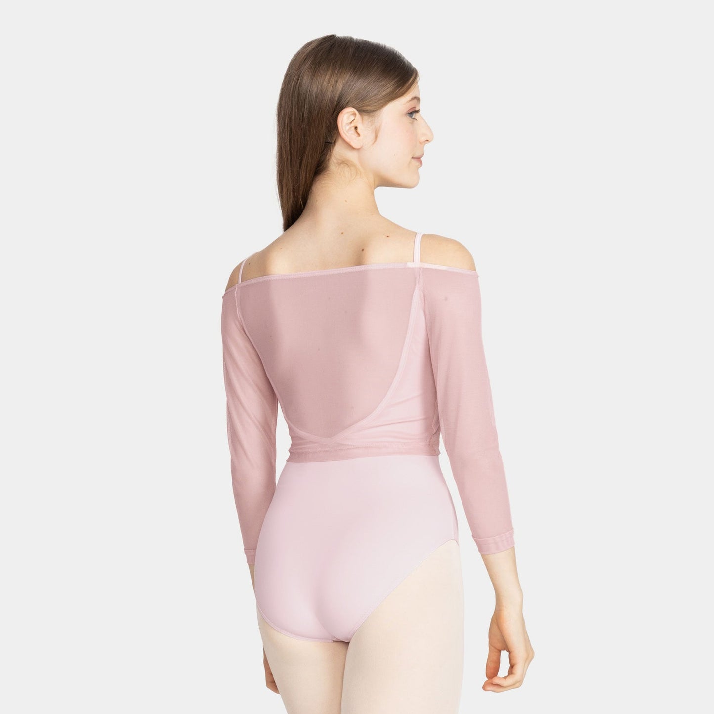  The Anala - SL226, Adult Mesh Spandex Long Sleeve Mock Wrap Top is part of the Só Dança range of Shirts & Tops. See more details and sizing information here.
