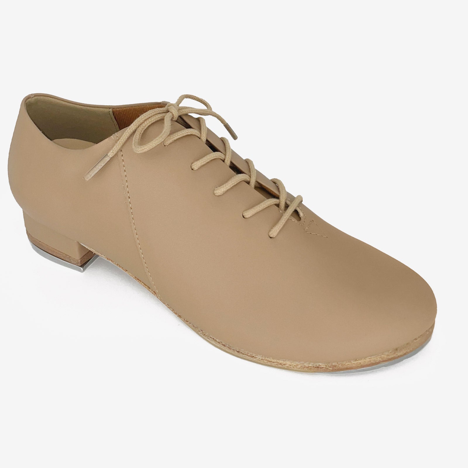 Adult Leather Tap Shoes with Rubber Pads