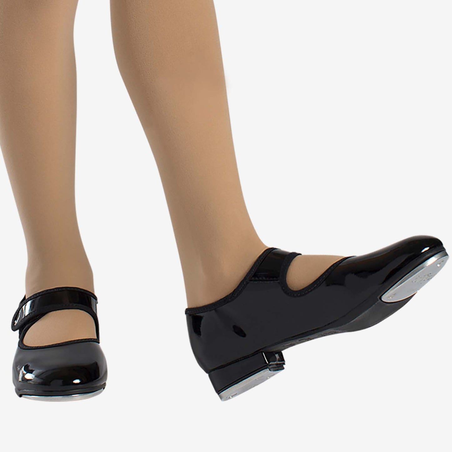 Adult Vegan Velcro Strap Tap Shoe