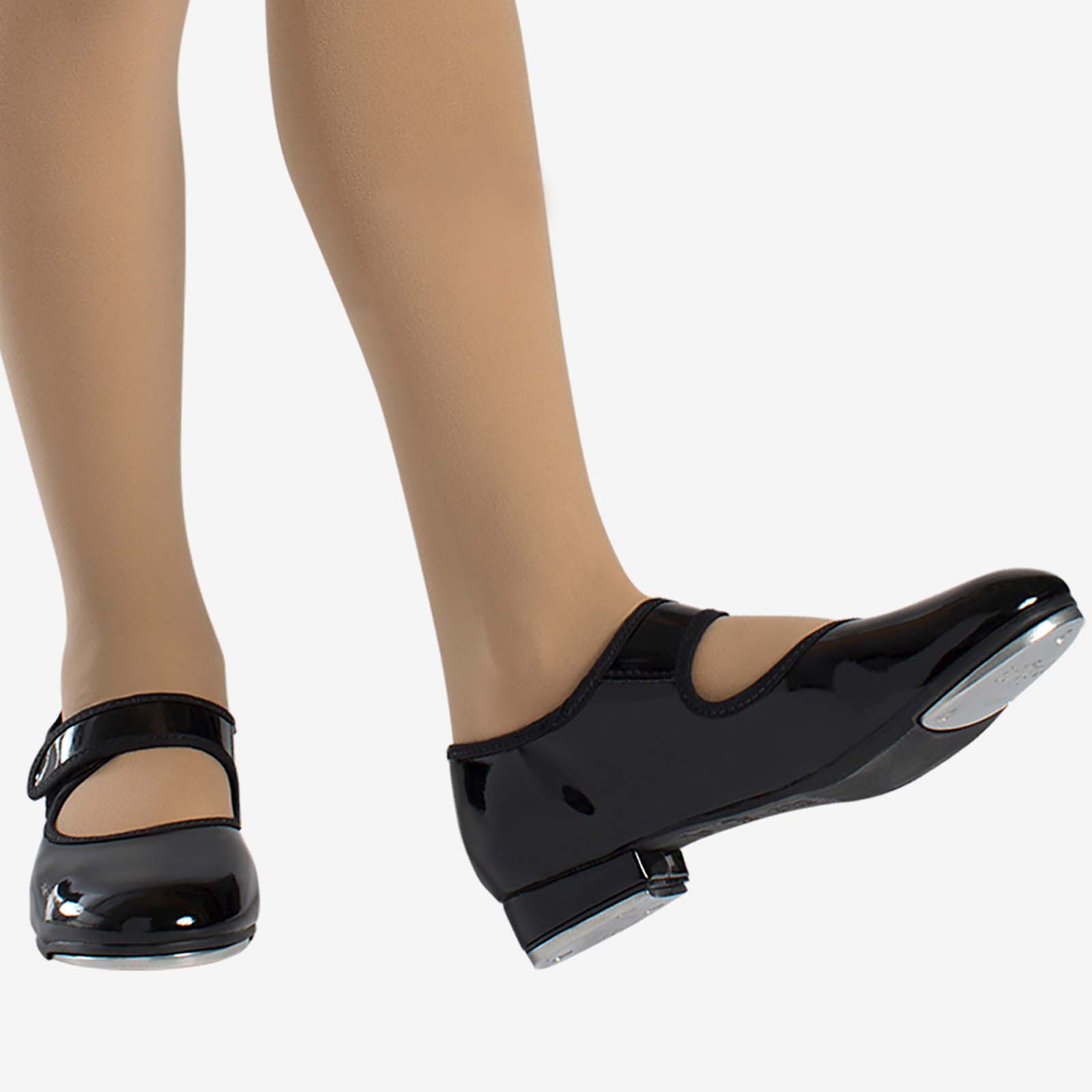 Adult Vegan Velcro Strap Tap Shoe