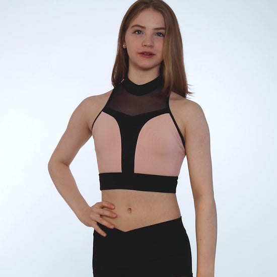 The Kylie Kid's Top - SL146, Child Bralette Halter Top is part of the Só Dança range of Shirts & Tops. See more details and sizing information here.