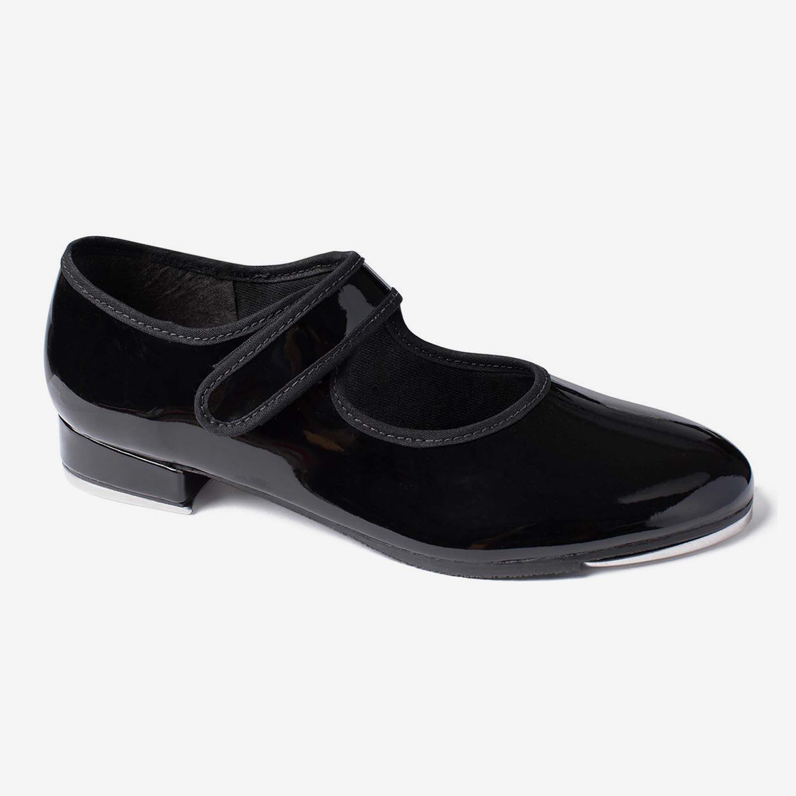 Adult Vegan Velcro Strap Tap Shoe